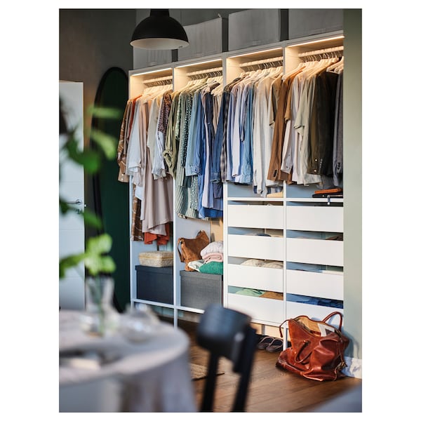 IKEA MISSMYRA LED wardrobe lighting strp w sensor, dimmable white, 22 in, Ikea Ireland | 8064PQLMO