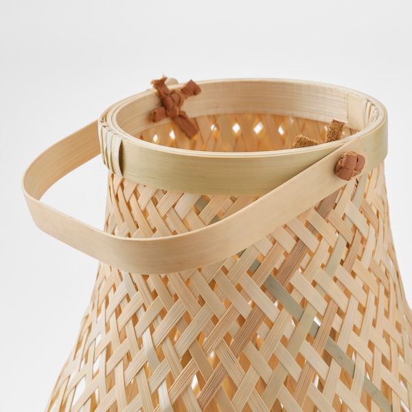 IKEA MISTERHULT Table lamp with LED bulb, bamboo, Ikea Ireland | 0146EWZAS