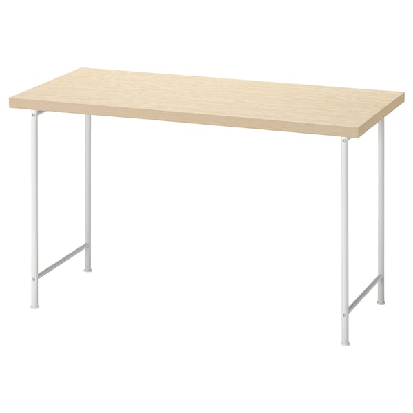 IKEA MITTCIRKEL / SPÄND desk, 47 1/4x23 5/8 in Lively Pine Effect / White, Ikea Ireland | 7158VGRQI