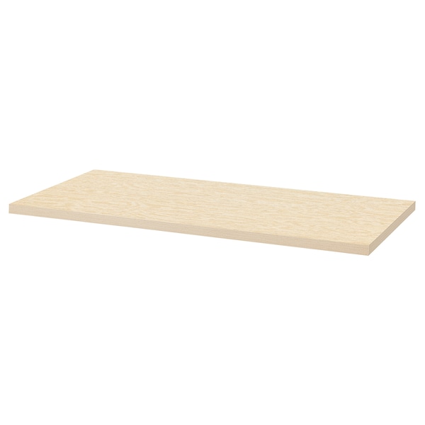 IKEA MITTCIRKEL / SPÄND desk, 47 1/4x23 5/8 in Lively Pine Effect / White, Ikea Ireland | 2497CZGWK