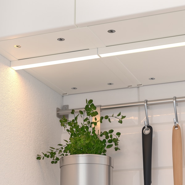 IKEA MITTLED LED kitchen cntrtp lighting strip, dimmable white, 12 in, Ikea Ireland | 6230TOQBE