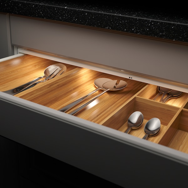 IKEA MITTLED LED ktchn drawer lighting w sensor, dimmable white, 34 in, Ikea Ireland | 8045VJSWY