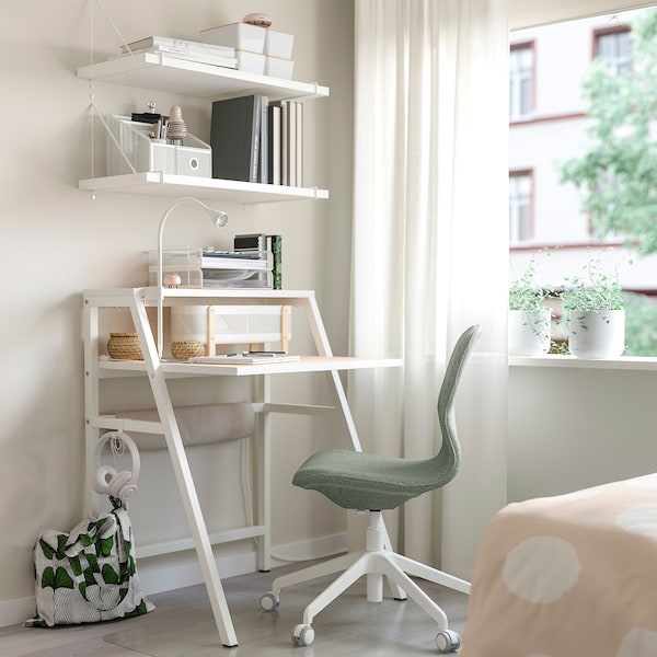 IKEA MITTPLAN desk, white, 31 1/2x23 5/8 in, Ikea Ireland | 7126PAKDX
