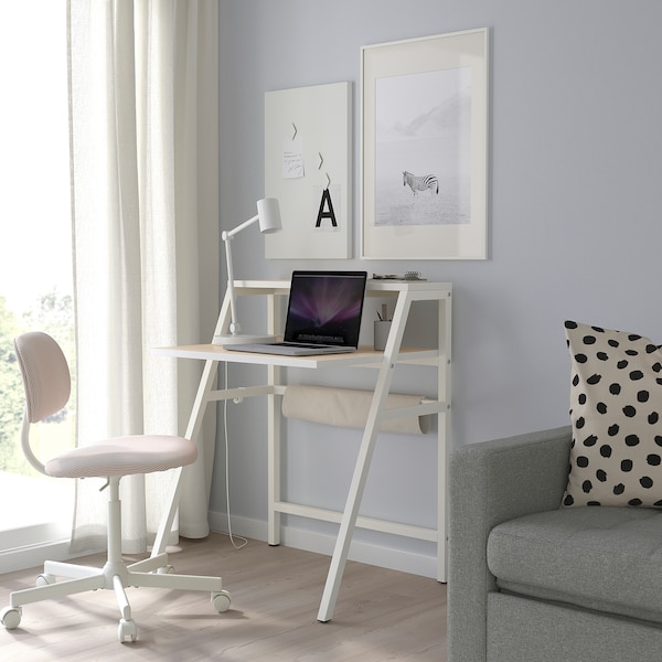 IKEA MITTPLAN desk, white, 31 1/2x23 5/8 in, Ikea Ireland | 7126PAKDX