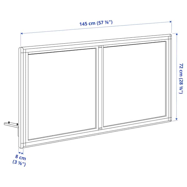 IKEA MITTZON acoustic screen for desk, Gunnared beige, 57 1/8x28 3/8 in, Ikea Ireland | 8451FRDQW
