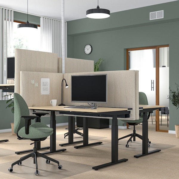IKEA MITTZON acoustic screen for desk, Gunnared beige, 27 1/2x28 3/8 in, Ikea Ireland | 4781QDHNY