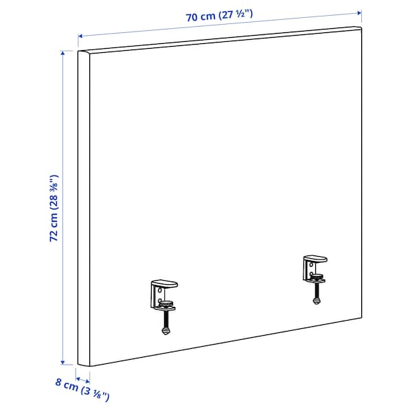 IKEA MITTZON acoustic screen for desk, Gunnared beige, 27 1/2x28 3/8 in, Ikea Ireland | 4781QDHNY