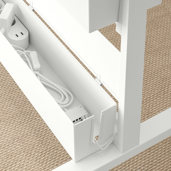 IKEA MITTZON cable box for frm w cstrs, white, 31 1/2x5 1/8 in, Ikea Ireland | 9374MOXEN