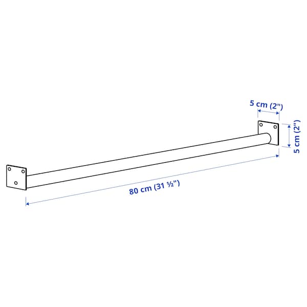 IKEA MITTZON clothes rail for frame w castors, white, 31 1/2 in, Ikea Ireland | 0657IPZUO
