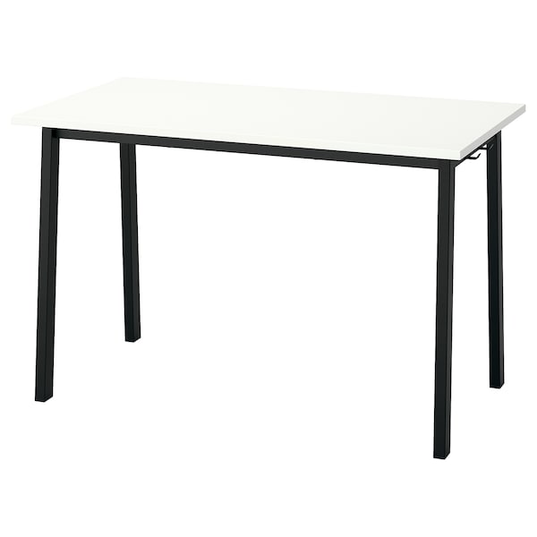 IKEA MITTZON conference table, 47 1/4x26 3/4x29 1/2 in White / Black, Ikea Ireland | 7420AMCGH