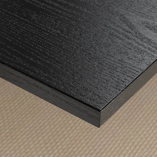 IKEA MITTZON conference table, 55 1/8x26 3/4x41 3/8 in Black Stained Ash Veneer / White, Ikea Ireland | 3841DXFKY