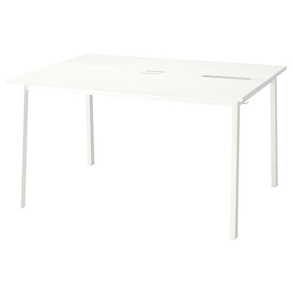 IKEA MITTZON conference table, 55 1/8x42 1/2x29 1/2 in White, Ikea Ireland | 3894TPURQ