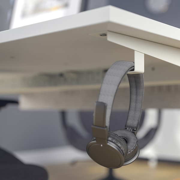 IKEA MITTZON desk, 47 1/4x23 5/8 in White, Ikea Ireland | 7830MAKYO