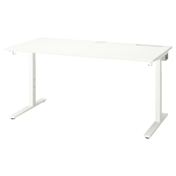IKEA MITTZON desk, 63x31 1/2 in White, Ikea Ireland | 1926TJGQX