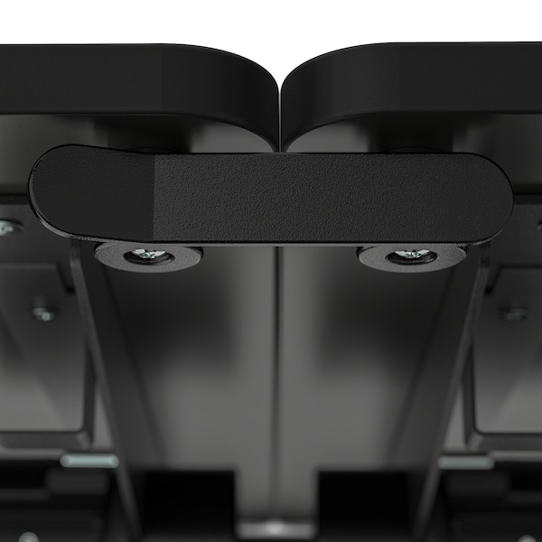 IKEA MITTZON foldable table with castors, 55 1/8x27 1/2 in Black, Ikea Ireland | 8261EXSIM