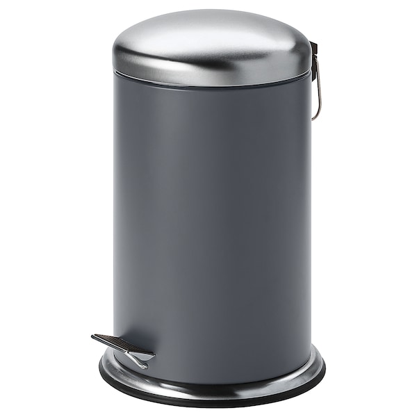 IKEA MJÖSA pedal bin, dark gray, 3 gallon, Ikea Ireland | 5403SNYZR