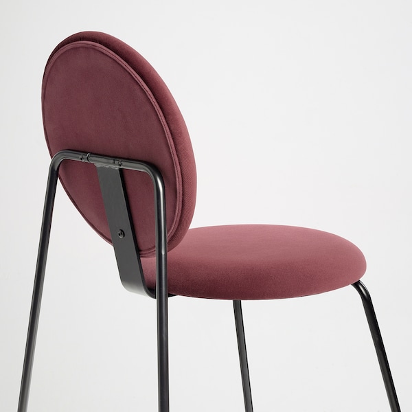 IKEA MÅNHULT chair Black / Hakebo Deep Red, Ikea Ireland | 6178UCSNF