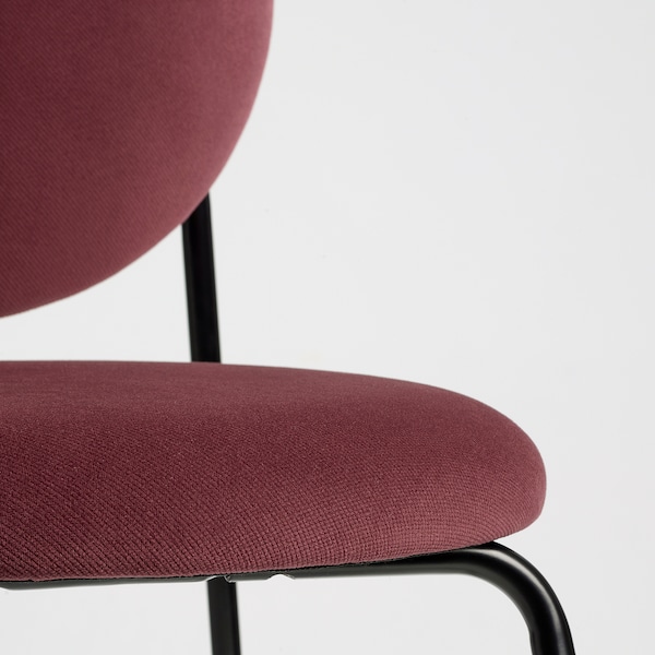 IKEA MÅNHULT chair Black / Hakebo Deep Red, Ikea Ireland | 6178UCSNF