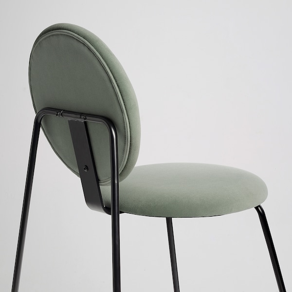 IKEA MÅNHULT chair Black / Hakebo Gray / Green, Ikea Ireland | 5120RHVGT
