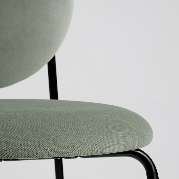 IKEA MÅNHULT chair Black / Hakebo Gray / Green, Ikea Ireland | 5120RHVGT