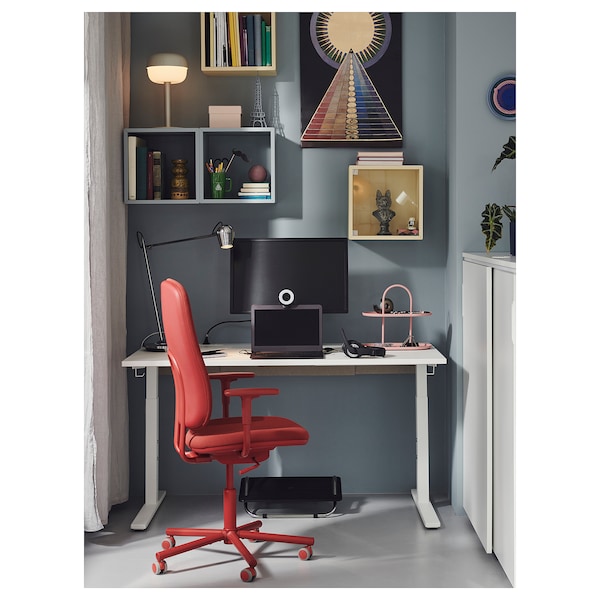 IKEA MODERMOLN work lamp with LED bulb, chrome plated, Ikea Ireland | 1903FGLCQ
