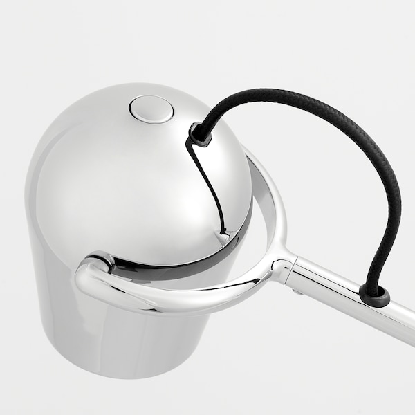 IKEA MODERMOLN work lamp with LED bulb, chrome plated, Ikea Ireland | 1903FGLCQ
