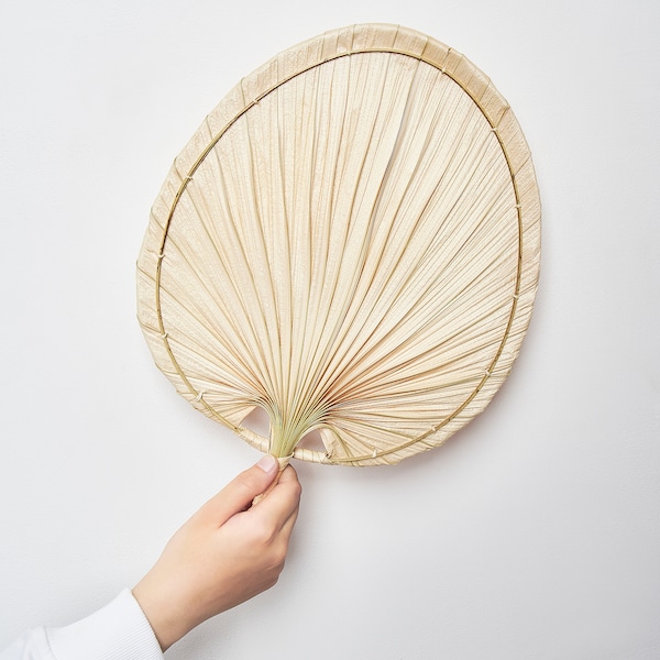 IKEA MOLNSKOG wall decoration, set of 2, palm leaf handmade, Ikea Ireland | 5924GJNUB