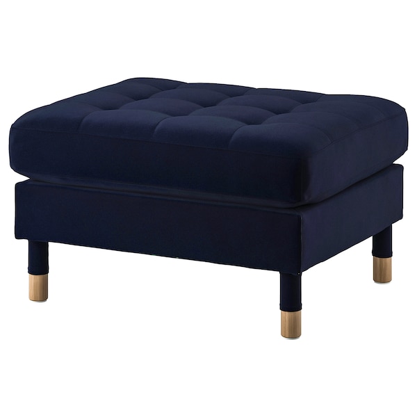 IKEA MORABO ottoman Djuparp Dark Blue / Wood, Ikea Ireland | 0517ROLVF