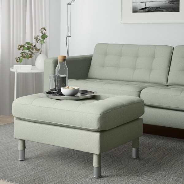 IKEA MORABO ottoman Gunnared Light Green / Metal, Ikea Ireland | 6207JGZMH