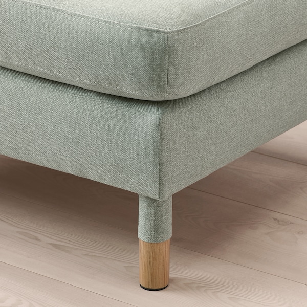 IKEA MORABO ottoman Gunnared Light Green / Wood, Ikea Ireland | 9620WCHIZ