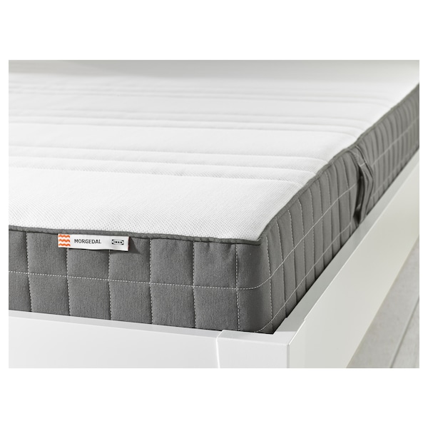 IKEA MORGEDAL Foam mattress, medium firm, Twin Dark Gray, Ikea Ireland | 6143WROPC