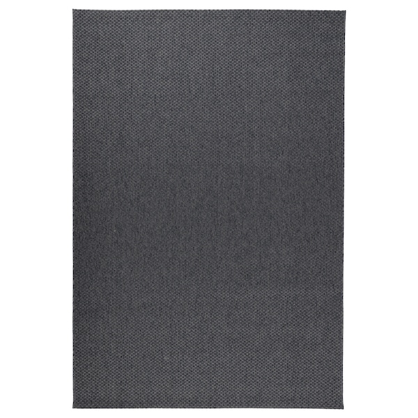 IKEA MORUM Rug flatwoven, in/outdoor, indoor/outdoor dark gray, 5 \' 3 inx7 \' 7 in Dark Gray, Ikea Ireland | 7809RWOVL