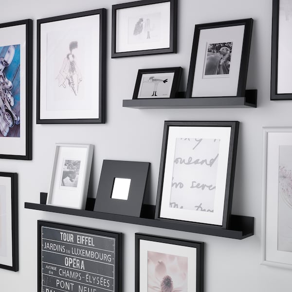 IKEA MOSSLANDA picture ledge, 45 1/4 in Black, Ikea Ireland | 8139KAQJL