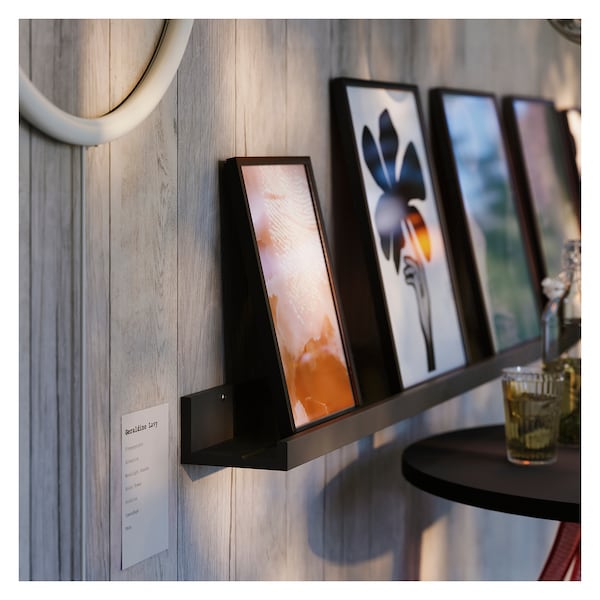 IKEA MOSSLANDA picture ledge, 45 1/4 in Black, Ikea Ireland | 8139KAQJL