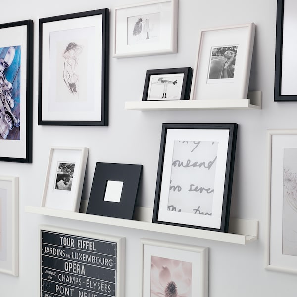 IKEA MOSSLANDA picture ledge, 45 1/4 in White, Ikea Ireland | 6390CONKF