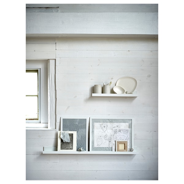 IKEA MOSSLANDA picture ledge, 45 1/4 in White, Ikea Ireland | 6390CONKF