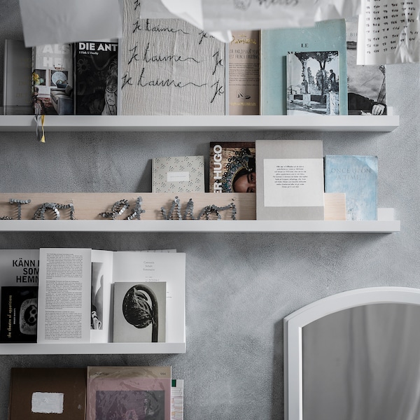 IKEA MOSSLANDA picture ledge, 45 1/4 in White, Ikea Ireland | 6390CONKF