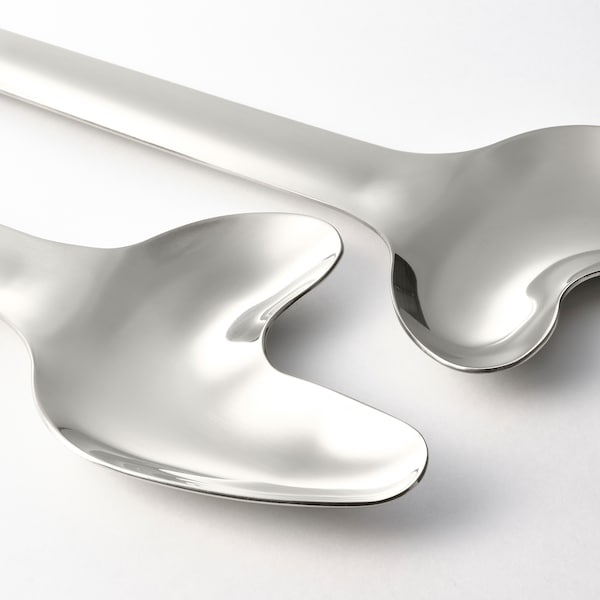 IKEA ÖMSESIDIG serving set, 2 pieces, stainless steel, Ikea Ireland | 0124ARDUV