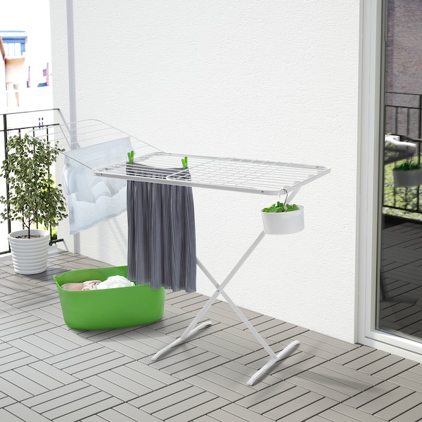 IKEA MULIG drying rack, indoor/outdoor, white, Ikea Ireland | 4062DQJUG