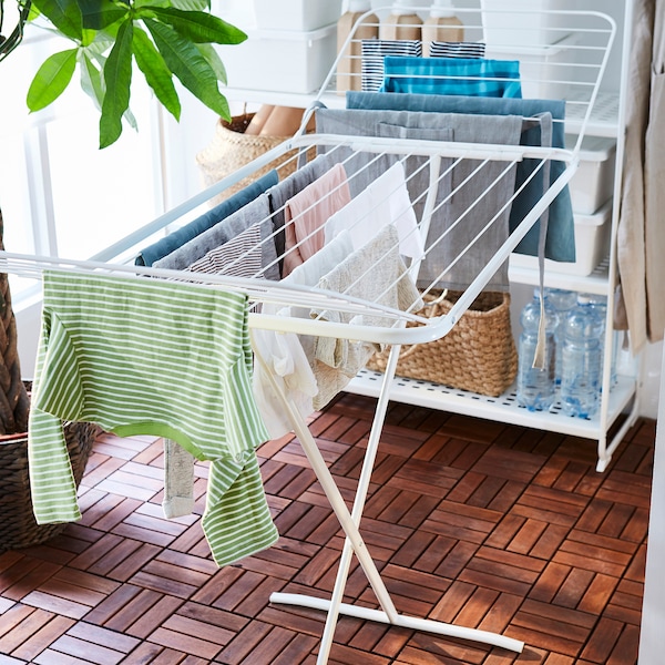 IKEA MULIG drying rack, indoor/outdoor, white, Ikea Ireland | 4062DQJUG