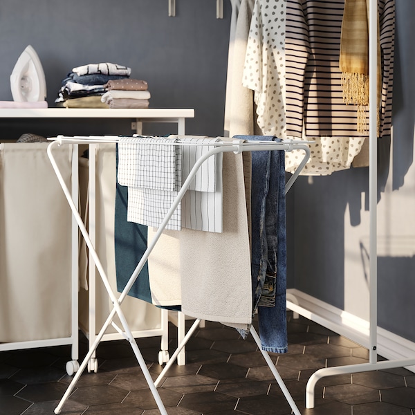 IKEA MULIG drying rack, indoor/outdoor, white, Ikea Ireland | 4062DQJUG