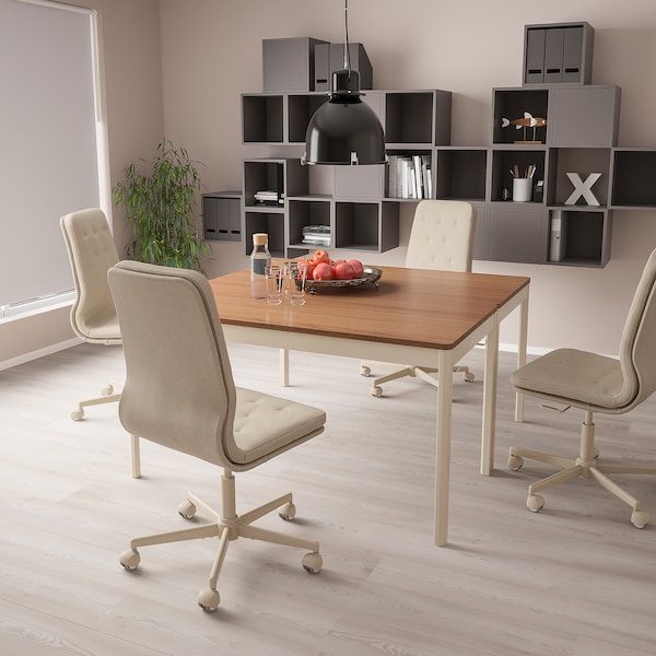 IKEA MULLFJÄLLET conference chair with casters Naggen Beige, Ikea Ireland | 3710LNEMQ
