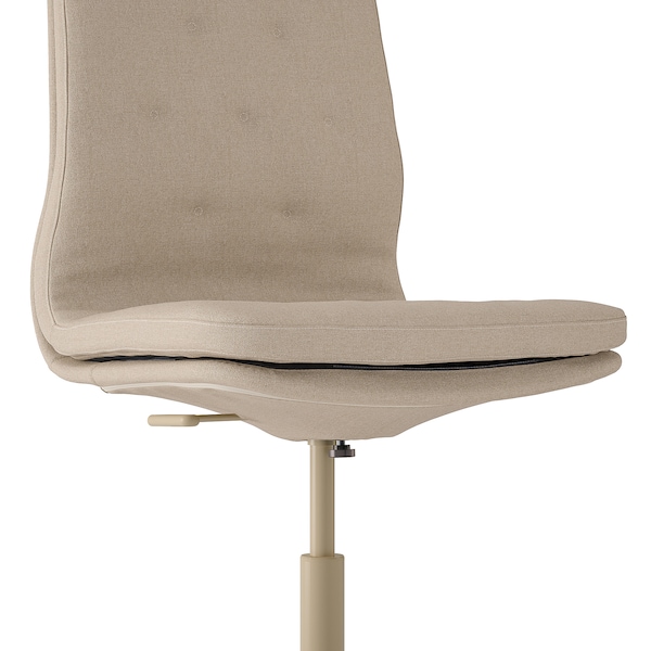 IKEA MULLFJÄLLET conference chair with casters Naggen Beige, Ikea Ireland | 3710LNEMQ