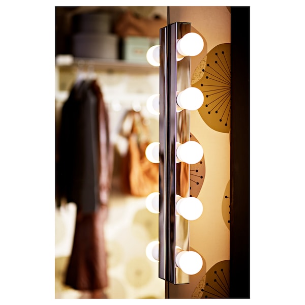 IKEA MUSIK wall lamp, chrome plated, Ikea Ireland | 3769BYCUL