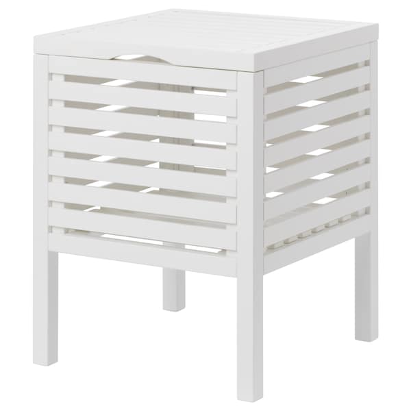 IKEA MUSKAN storage stool, white, 19 5/8 in, Ikea Ireland | 8257RFXGQ