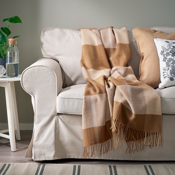 IKEA MYRULL throw, 51x67 in Light Brown, Ikea Ireland | 2980OSIDL
