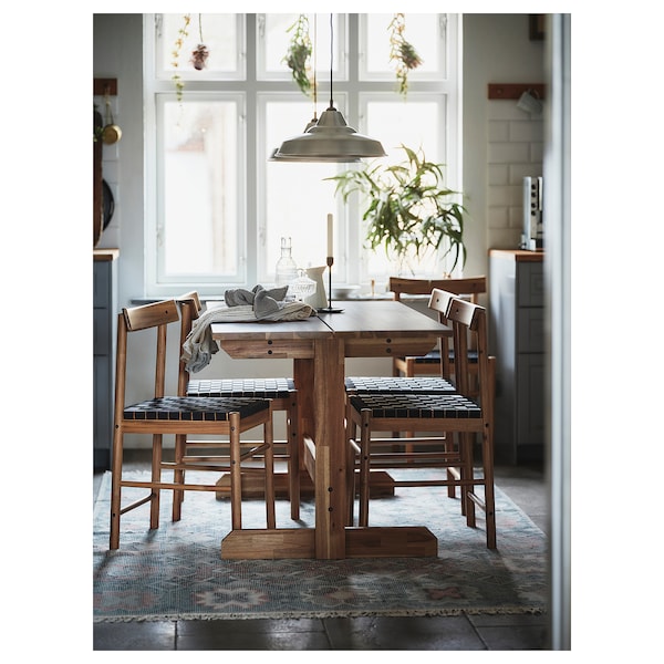 IKEA NACKANÄS table, acacia, 55 1/8x29 7/8 in, Ikea Ireland | 1539QSNJT