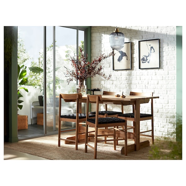 IKEA NACKANÄS table, acacia, 55 1/8x29 7/8 in, Ikea Ireland | 1539QSNJT