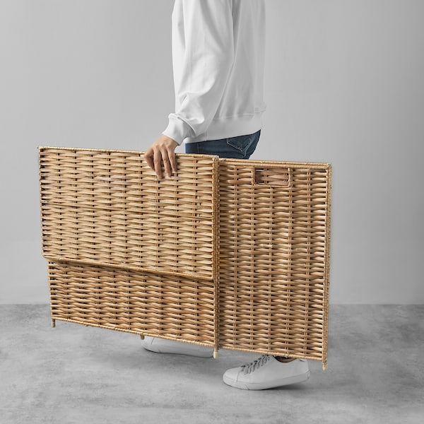 IKEA NATTGIBBA laundry basket, willow/handmade, 26 gallon, Ikea Ireland | 5470GHJDK