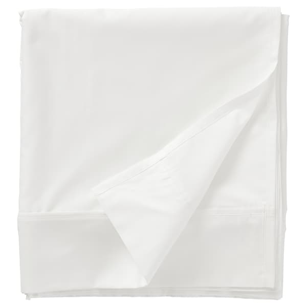 IKEA NATTJASMIN flat sheet, Full/Double White, Ikea Ireland | 2081FMOJU